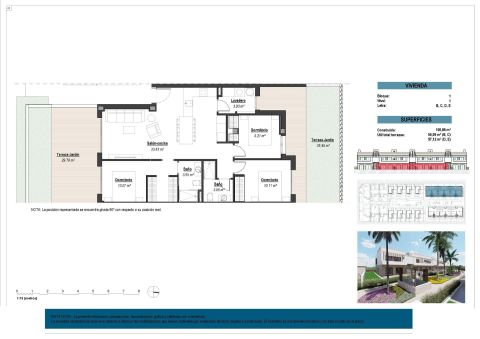 Къща четиристаен 100 m², Лос Алказарес. Мурсия, Испания